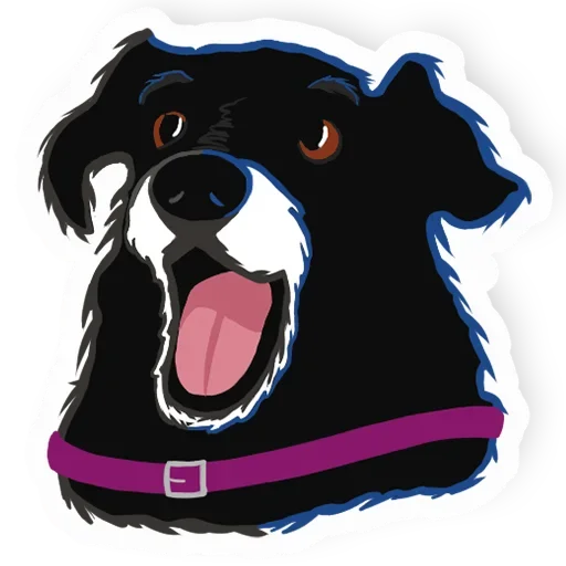 😄 Стикер «New Years Dog» для Telegram