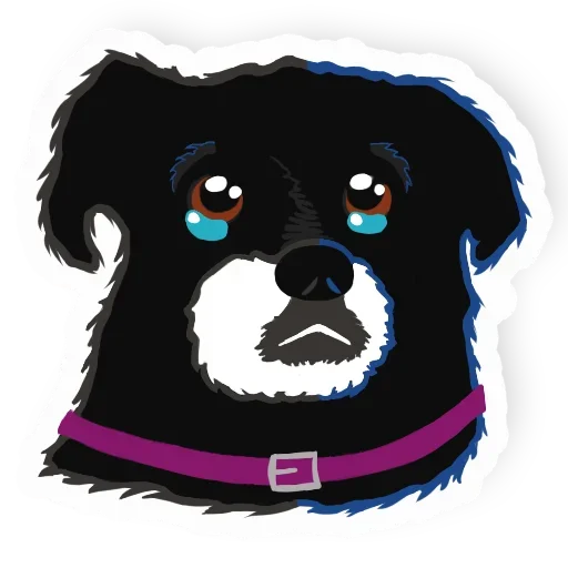 😢 Стикер «New Years Dog» для Telegram
