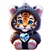 🐯 Эмодзи «Новогодний подарок» для Telegram