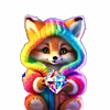 🦊 Эмодзи «Новогодний подарок» для Telegram