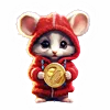 🐭 Эмодзи «Новогодний подарок» для Telegram