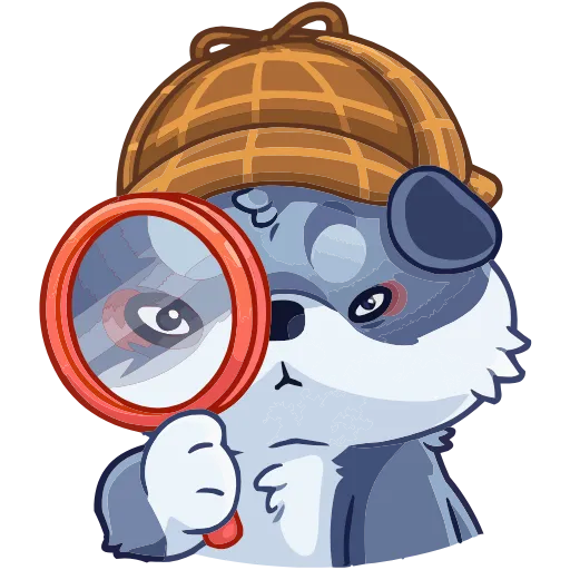 🕵 Эмодзи «Маламут Ньют» для Telegram