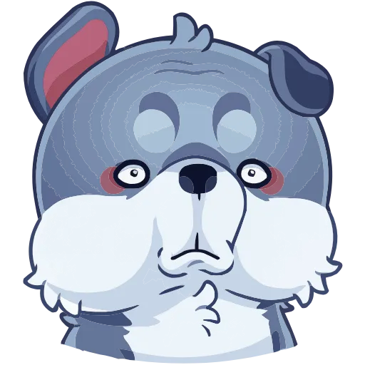 🫤 Эмодзи «Маламут Ньют» для Telegram