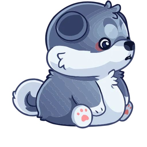 😮‍💨 Эмодзи «Маламут Ньют» для Telegram
