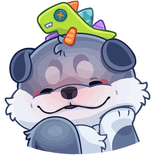 😊 Эмодзи «Маламут Ньют» для Telegram