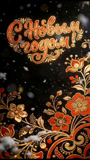 🌟 Стикер «Happy new year» для Telegram