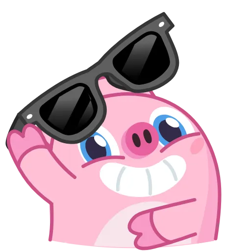 🐷 Эмодзи «Nick Wallow Pig» для Telegram