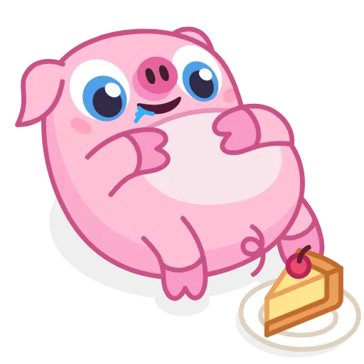 🐷 Эмодзи «Nick Wallow Pig» для Telegram