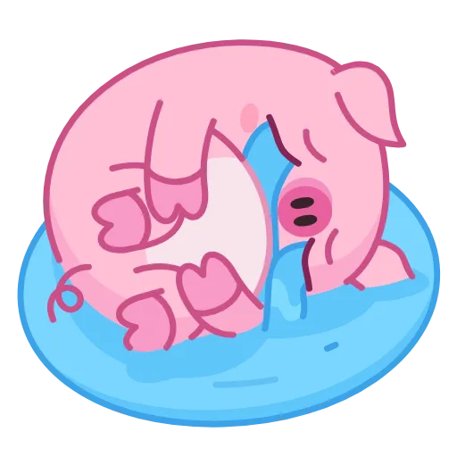 🐷 Эмодзи «Nick Wallow Pig» для Telegram