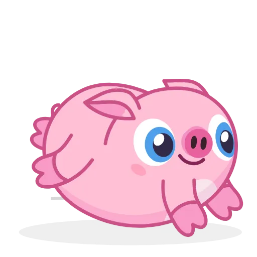 🐷 Эмодзи «Nick Wallow Pig» для Telegram