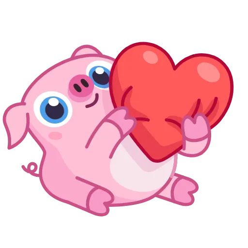 🐷 Эмодзи «Nick Wallow Pig» для Telegram