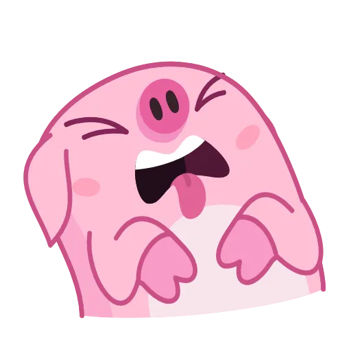 🐷 Эмодзи «Nick Wallow Pig» для Telegram