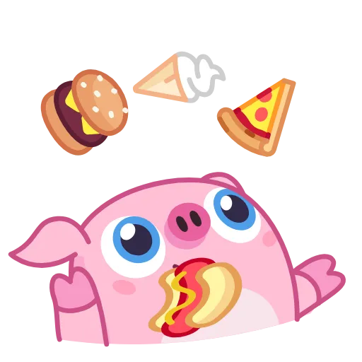 🐷 Эмодзи «Nick Wallow Pig» для Telegram