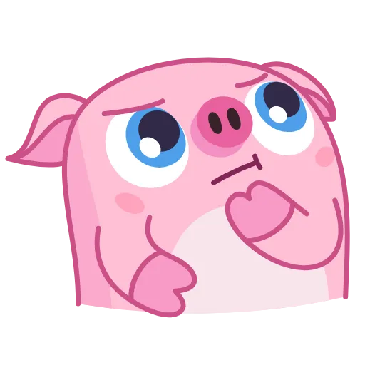 🐷 Эмодзи «Nick Wallow Pig» для Telegram
