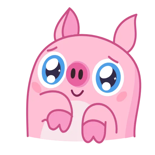 🐷 Эмодзи «Nick Wallow Pig» для Telegram