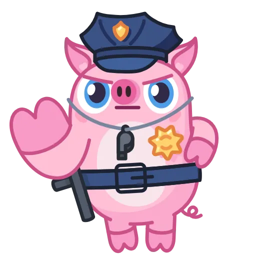 🐷 Эмодзи «Nick Wallow Pig» для Telegram