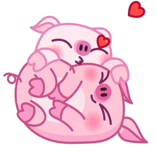 🐷 Эмодзи «Nick Wallow Pig» для Telegram