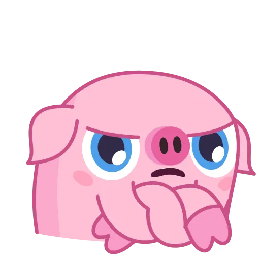 🐷 Эмодзи «Nick Wallow Pig» для Telegram