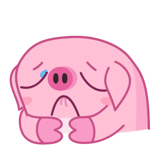🐷 Эмодзи «Nick Wallow Pig» для Telegram