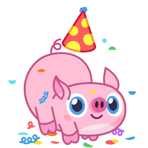 🐷 Эмодзи «Nick Wallow Pig» для Telegram