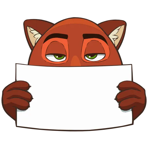 Стикерпак Ник Уайлд для Telegram