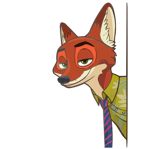 😏 Эмодзи «Ник Уайлд» для Telegram