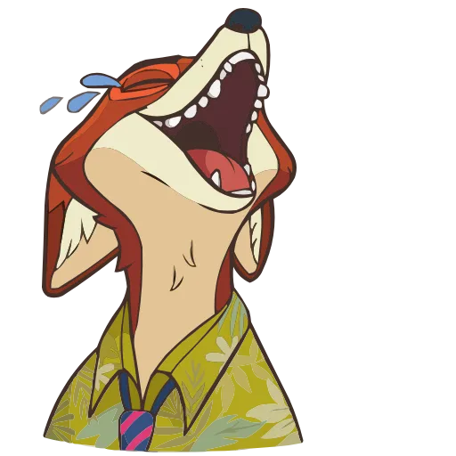 😂 Эмодзи «Ник Уайлд» для Telegram