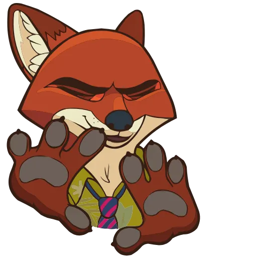 🙅‍♂️ Эмодзи «Ник Уайлд» для Telegram