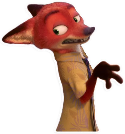 ✌ Стикер «NickWilde» для Telegram