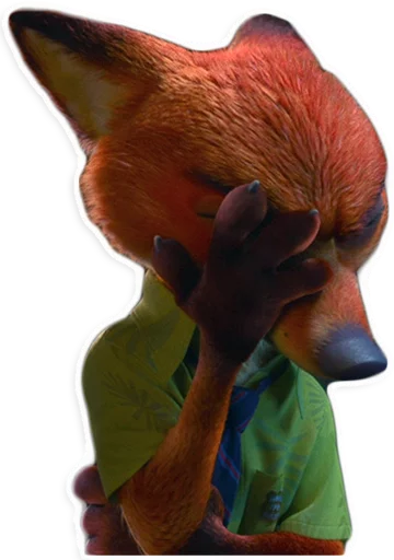 😑 Стикер «NickWilde» для Telegram