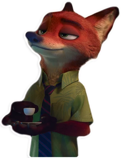 ☕ Стикер «NickWilde» для Telegram