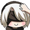 👍 Эмодзи «😒 Набор эмоджи по игре «NieR Automata»» для Telegram
