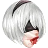😳 Эмодзи «😒 Набор эмоджи по игре «NieR Automata»» для Telegram