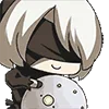😏 Эмодзи «😒 Набор эмоджи по игре «NieR Automata»» для Telegram