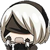 🫣 Эмодзи «😒 Набор эмоджи по игре «NieR Automata»» для Telegram