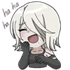 😅 Эмодзи «😒 Набор эмоджи по игре «NieR Automata»» для Telegram