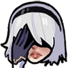 🤦‍♀️ Эмодзи «😒 Набор эмоджи по игре «NieR Automata»» для Telegram