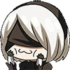 🥹 Эмодзи «😒 Набор эмоджи по игре «NieR Automata»» для Telegram