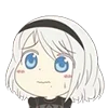 😳 Эмодзи «😒 Набор эмоджи по игре «NieR Automata»» для Telegram