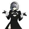 🤷‍♂️ Эмодзи «😒 Набор эмоджи по игре «NieR Automata»» для Telegram