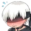 🥺 Эмодзи «😒 Набор эмоджи по игре «NieR Automata»» для Telegram