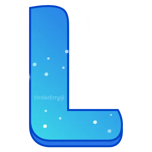 🌌 Эмодзи «Night sky - голубые буквы с анимацией , русские и английские» для Telegram