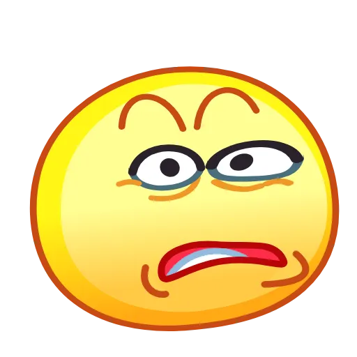 😦 Стикер «Ninny Emoji -» для Telegram