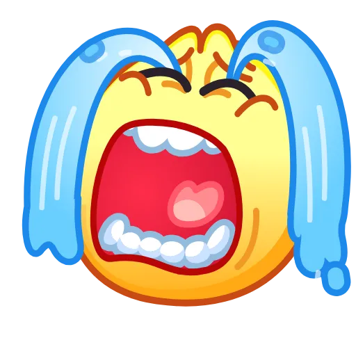 😭 Стикер «Ninny Emoji -» для Telegram