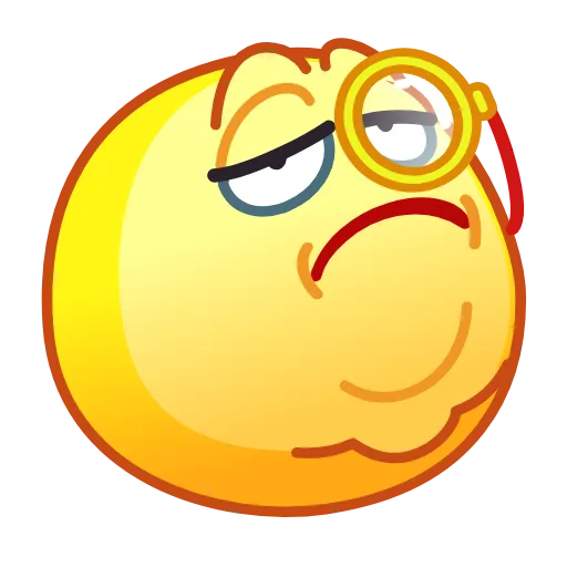 🧐 Стикер «Ninny Emoji -» для Telegram