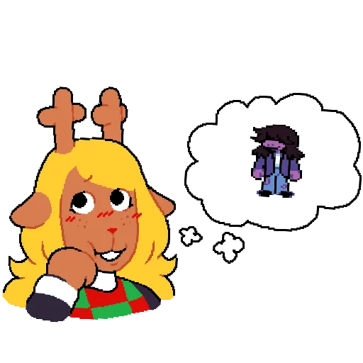 😋 Стикер «Noelle Holiday» для Telegram