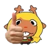 👍 Эмодзи «Noelle Cult» для Telegram