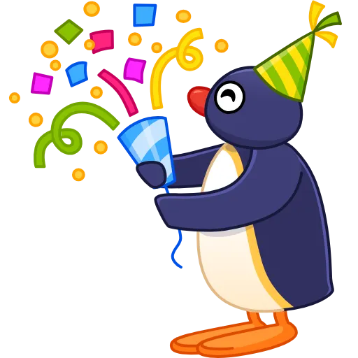 🥳 Стикер «Noot Noot» для Telegram