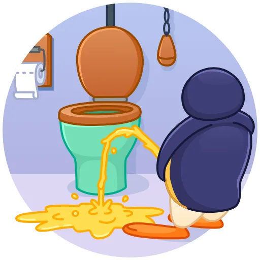 🚽 Стикер «Noot Noot» для Telegram