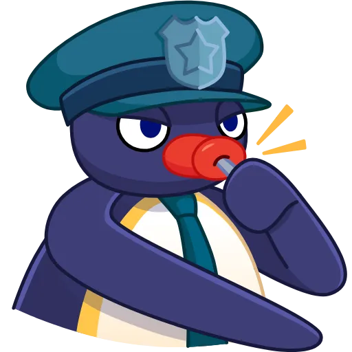 👮‍♀️ Стикер «Noot Noot» для Telegram